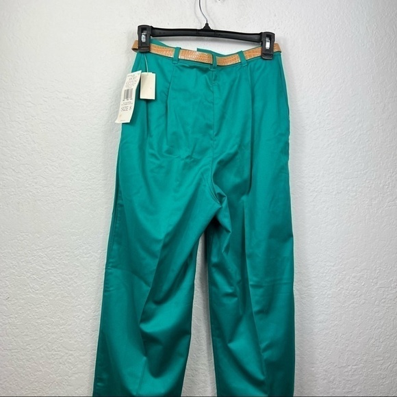 Vintage Levi's Sportswear High Waist Pleated Cotton Pants With Belt - Picture 5 of 13